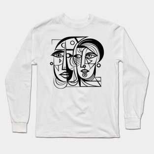 Cubist Woman Long Sleeve T-Shirt